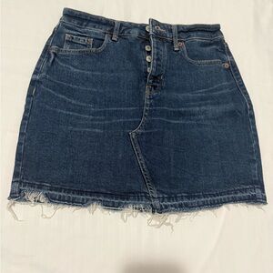 Old Navy Dark Blue Denim Mini Skirt